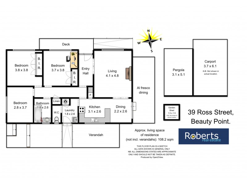 39 Ross Street, Beauty Point TAS 7270 Floorplan