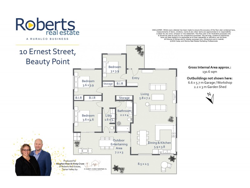 10 Ernest Street, Beauty Point TAS 7270 Floorplan