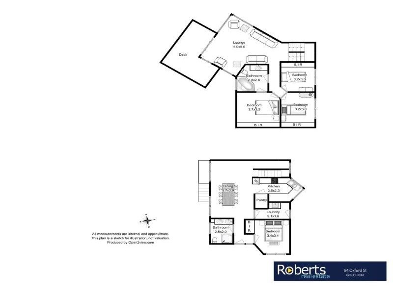 84 Oxford Street, Beauty Point TAS 7270 Floorplan