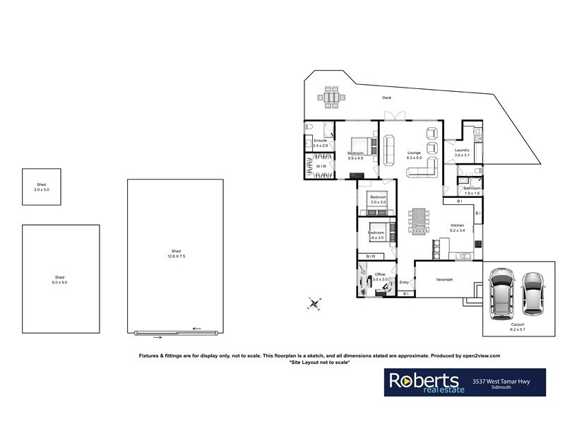 3537 West Tamar Highway, Sidmouth TAS 7270 Floorplan