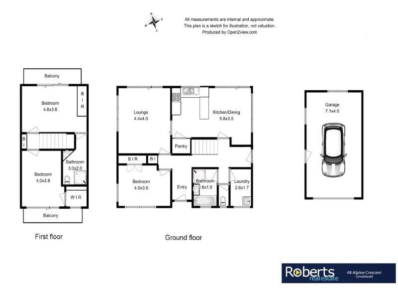 48 Alpine Crescent, Grindelwald TAS 7277 Floorplan