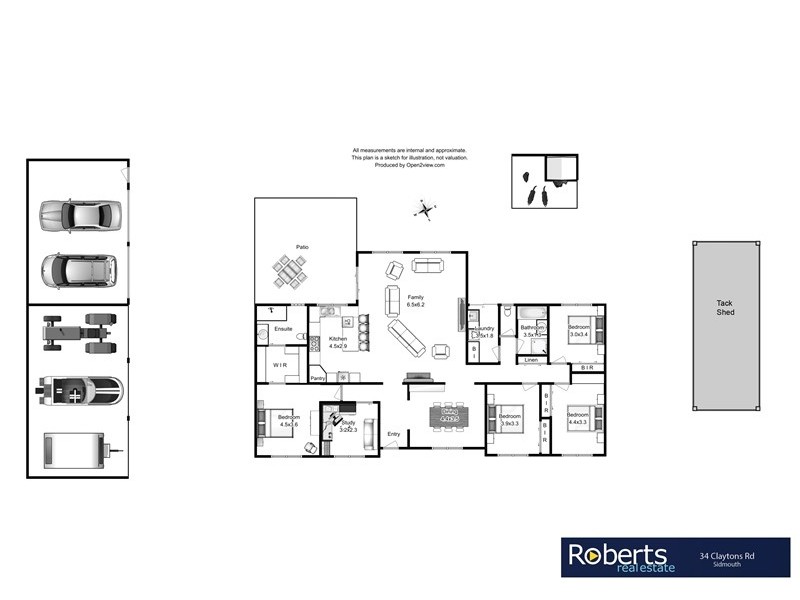 34 Laytons Road, Sidmouth TAS 7270 Floorplan