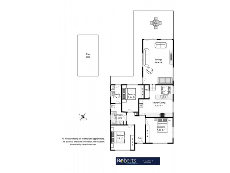 16 Crowther Street, Beaconsfield TAS 7270 Floorplan