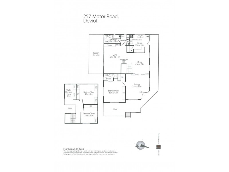 257 Motor Road, Deviot TAS 7275 Floorplan