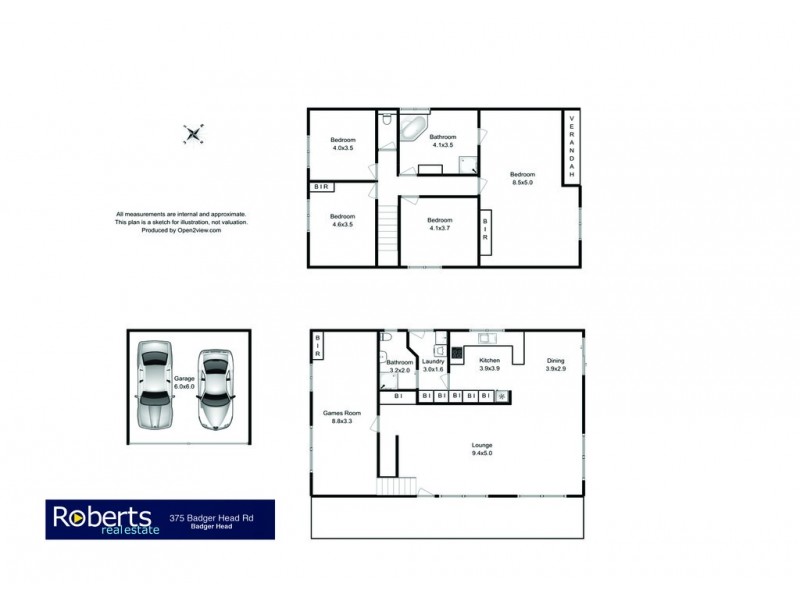 375 Badger Head Road, Badger Head TAS 7270 Floorplan