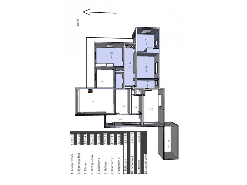 9 Takone Road, Henrietta TAS 7325 Floorplan