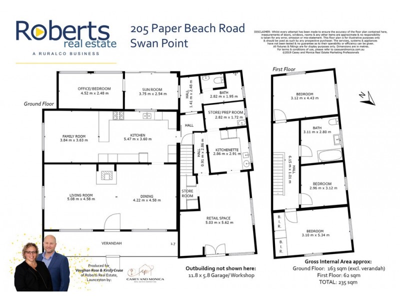 205 Paper Beach Rd, Swan Point TAS 7275 Floorplan