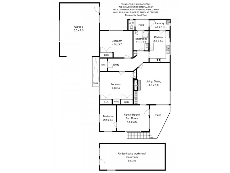 359 Rosevears Drive, Lanena TAS 7275 Floorplan