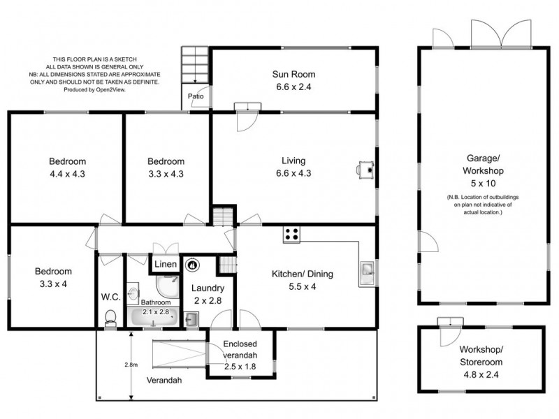 3 Lewis Street, Beaconsfield TAS 7270 Floorplan