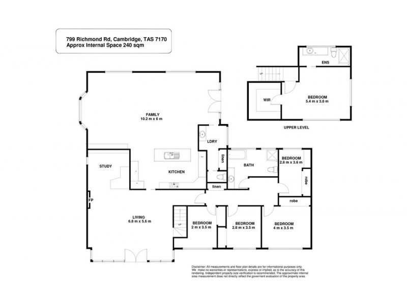 799 Richmond Road, Cambridge TAS 7170 Floorplan