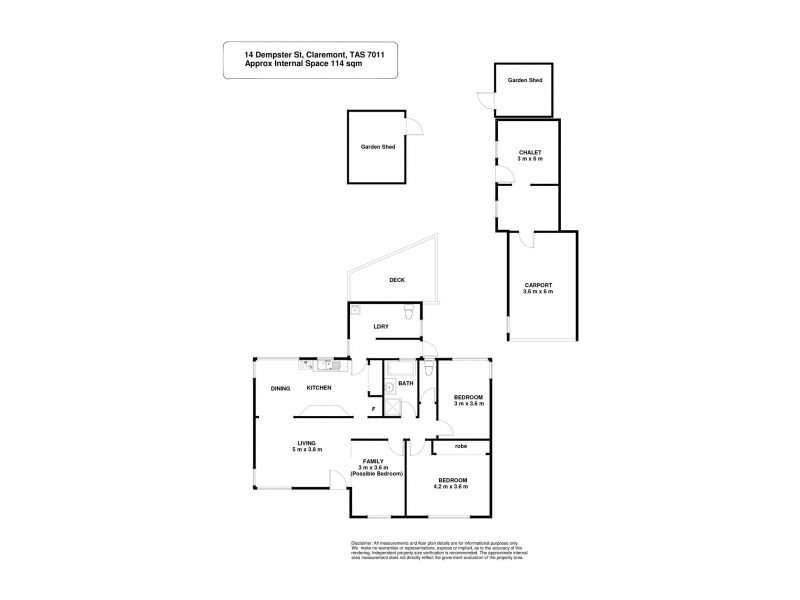 14 Dempster Street, Claremont TAS 7011 Floorplan