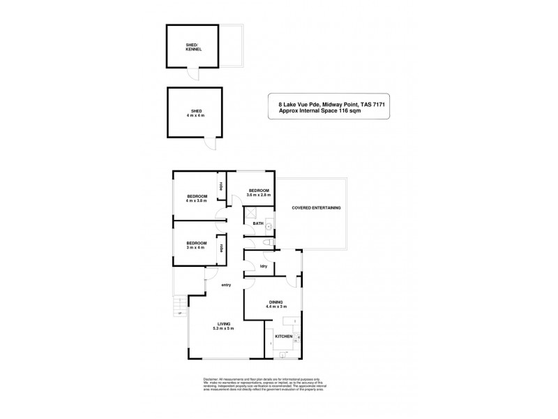 8 Lake Vue Parade, Midway Point TAS 7171 Floorplan