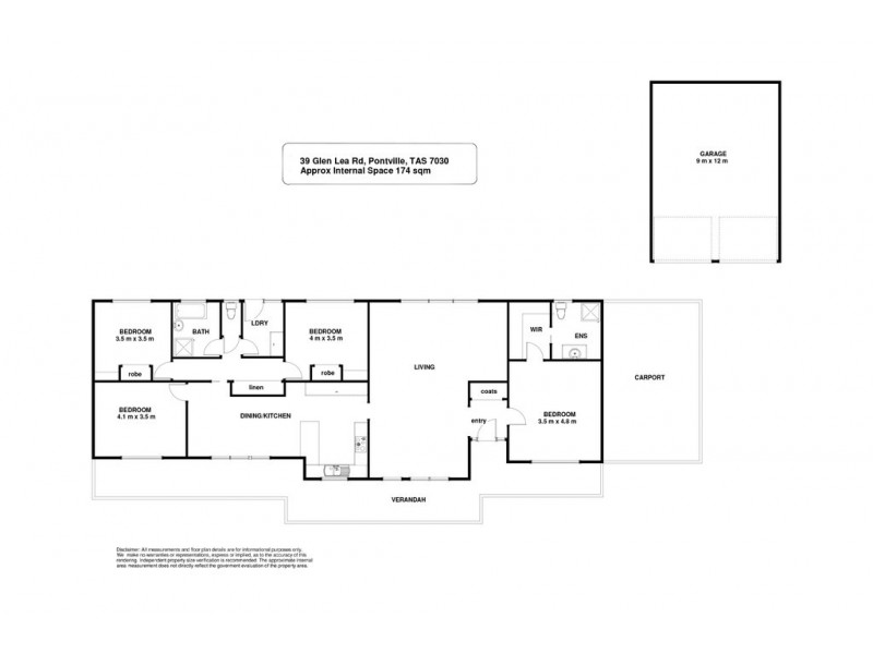 39 Glen Lea Road, Pontville TAS 7030 Floorplan