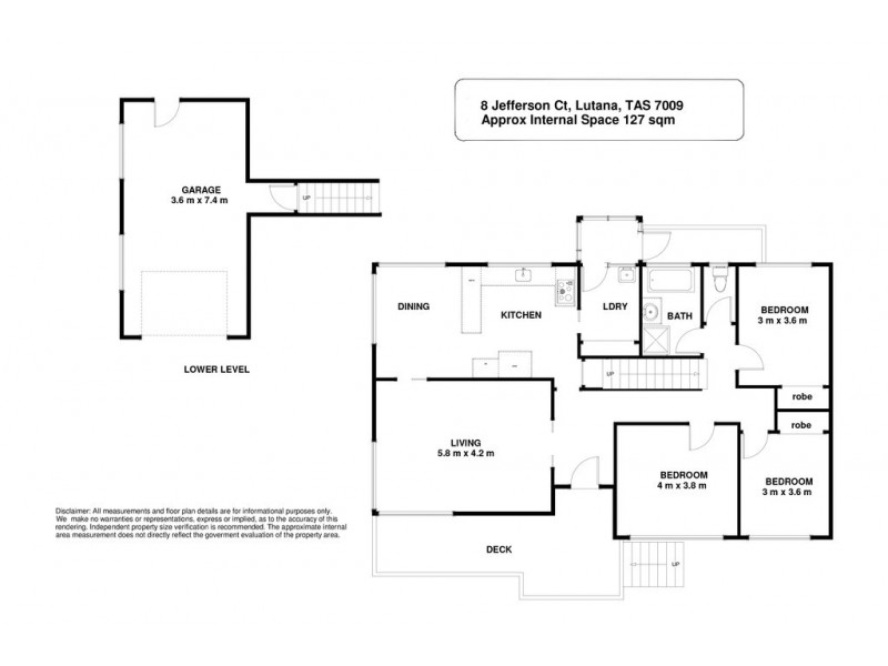 8 Jefferson Court, Lutana TAS 7009 Floorplan