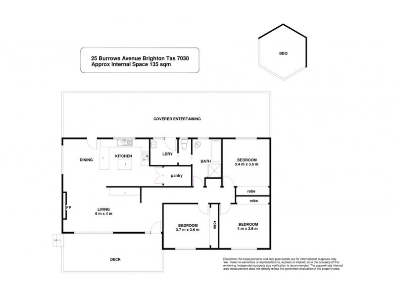 25 Burrows Avenue, Brighton TAS 7030 Floorplan