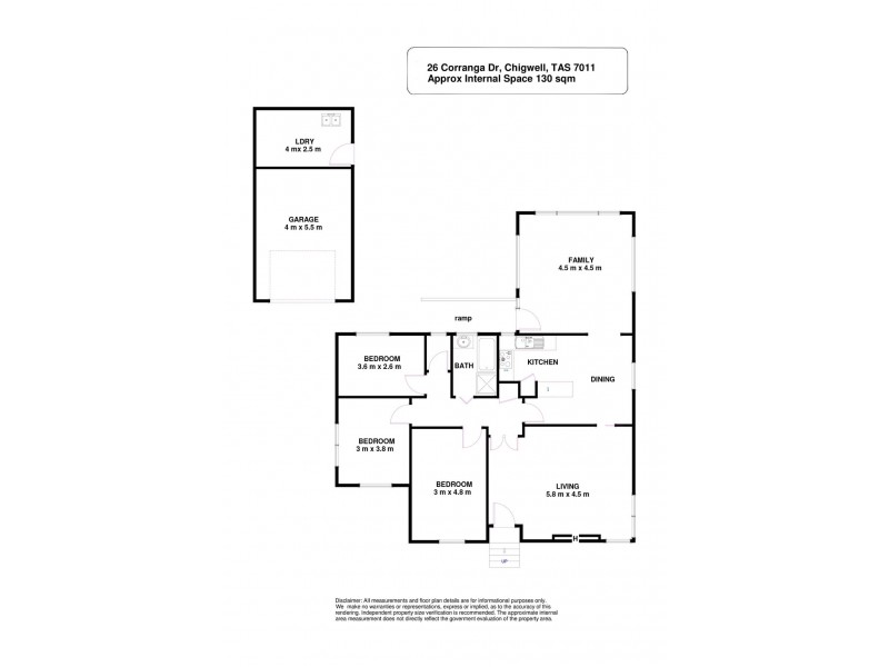26 Corranga Drive, Chigwell TAS 7011 Floorplan