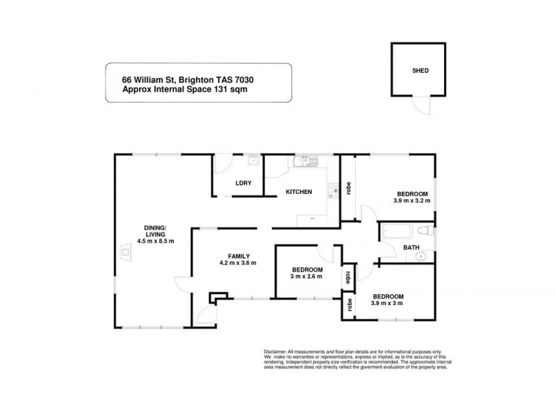 66 William Street, Brighton TAS 7030 Floorplan