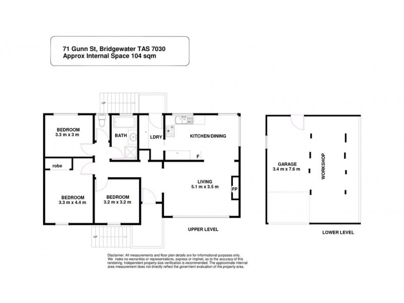71 Gunn Street, Bridgewater TAS 7030 Floorplan