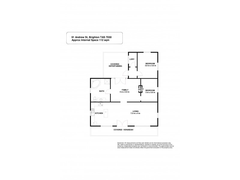 91 Andrew Street, Brighton TAS 7030 Floorplan