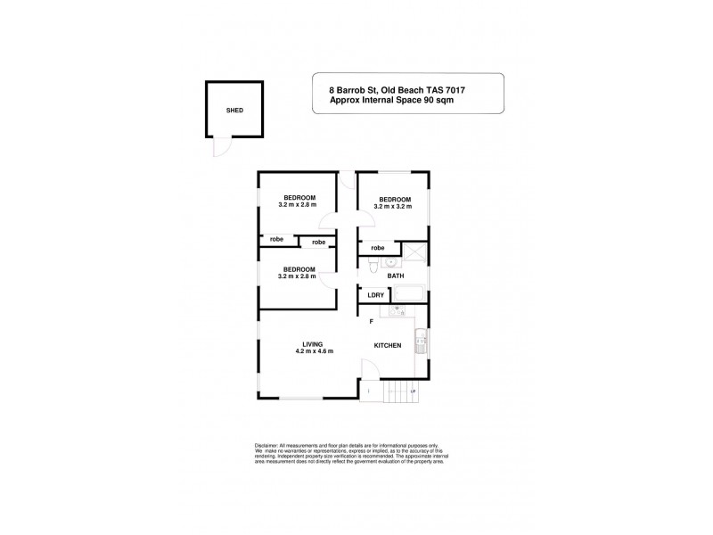 8 Barrob Street, Old Beach TAS 7017 Floorplan