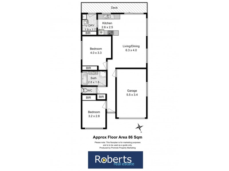 3/9 Sussex Street, Glenorchy TAS 7010 Floorplan