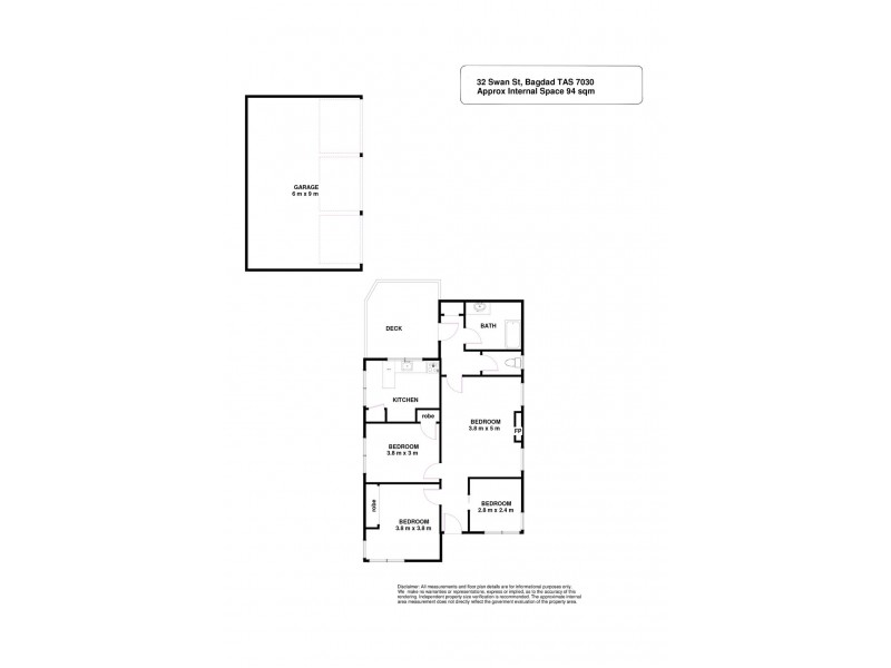 32 Swan Street, Bagdad TAS 7030 Floorplan