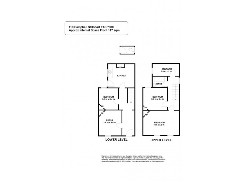 110 Campbell Street, Hobart TAS 7000 Floorplan