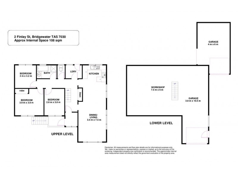 2 Finlay Street, Bridgewater TAS 7030 Floorplan