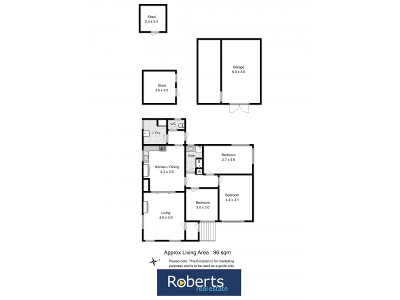 34 North Crescent, New Norfolk TAS 7140 Floorplan