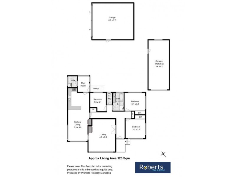 9 Stutzer Street, Oatlands TAS 7120 Floorplan
