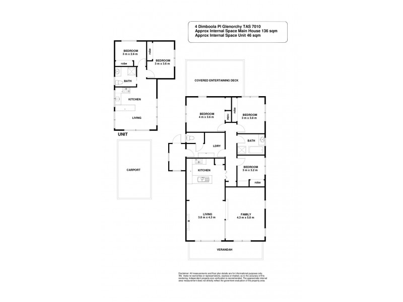 4 Dimboola Place, Glenorchy TAS 7010 Floorplan
