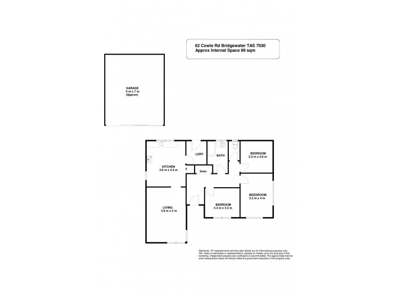 62 Cowle Road, Bridgewater TAS 7030 Floorplan