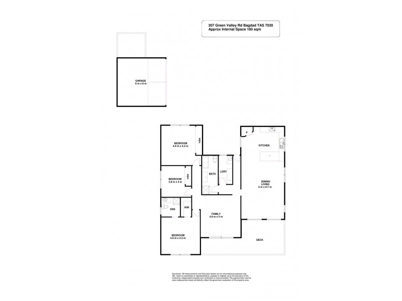 307 Green Valley Road, Bagdad TAS 7030 Floorplan