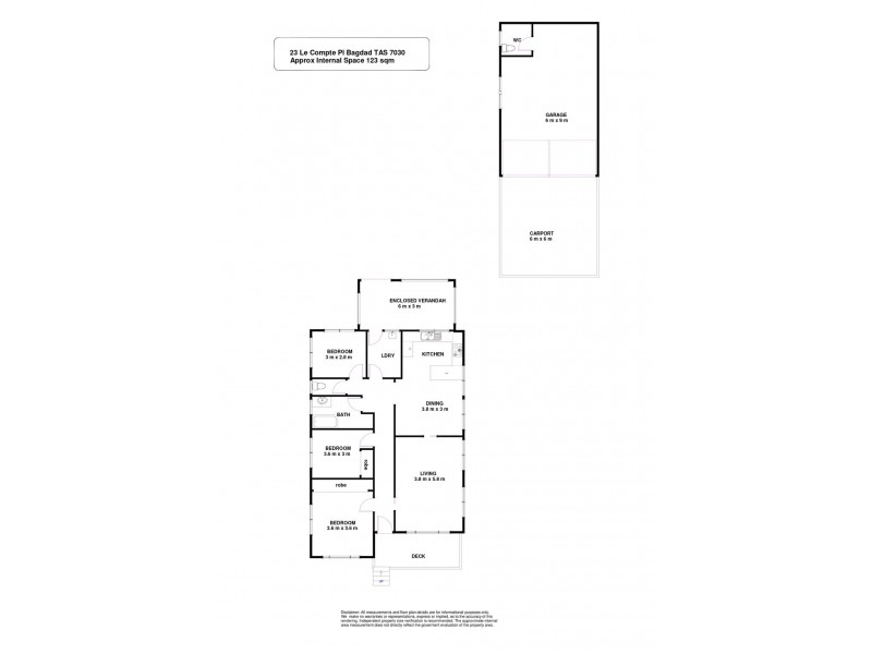 23 Le Compte Place, Bagdad TAS 7030 Floorplan