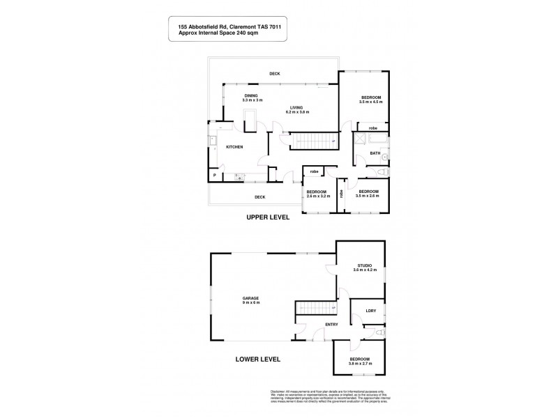 155 Abbotsfield Road, Claremont TAS 7011 Floorplan
