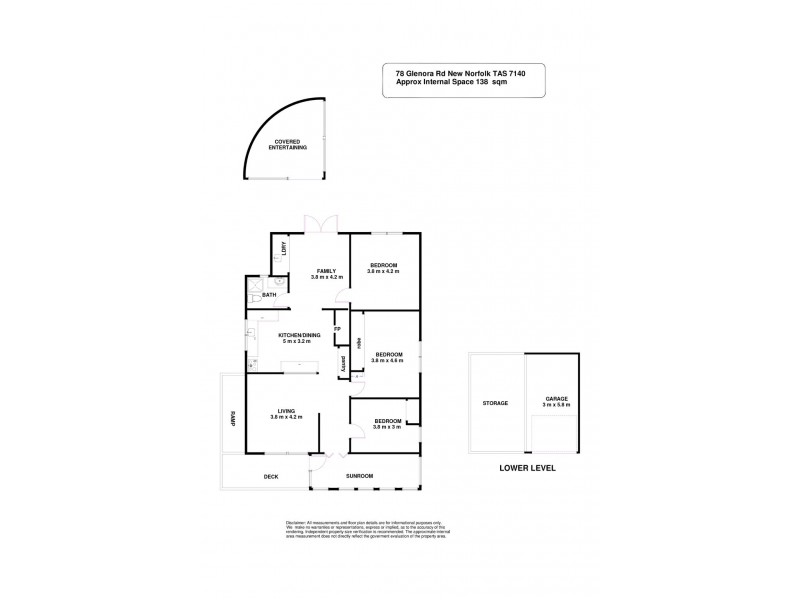 78 Glenora Road, New Norfolk TAS 7140 Floorplan