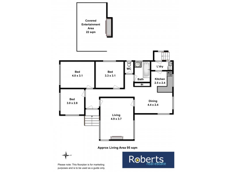 15 Cox Avenue, New Norfolk TAS 7140 Floorplan