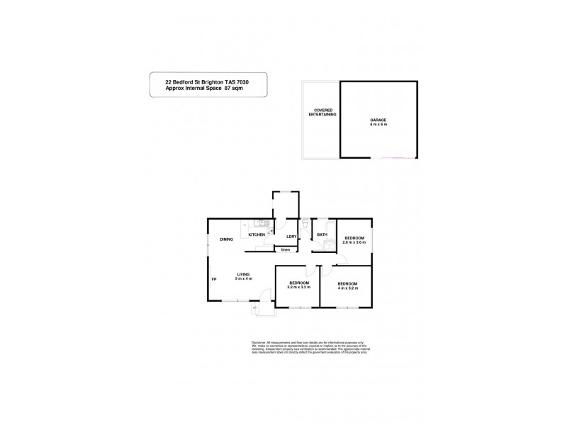 22 Bedford Street, Brighton TAS 7030 Floorplan