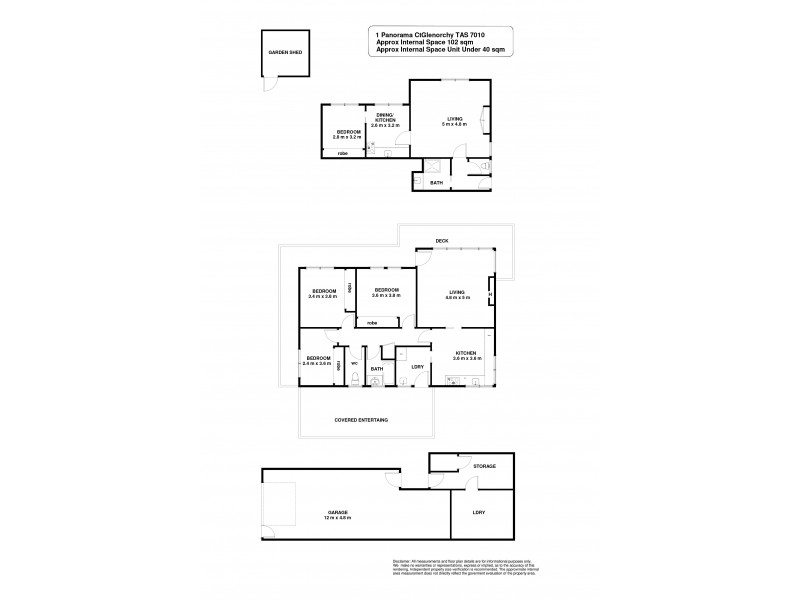 1 Panorama Court, Glenorchy TAS 7010 Floorplan