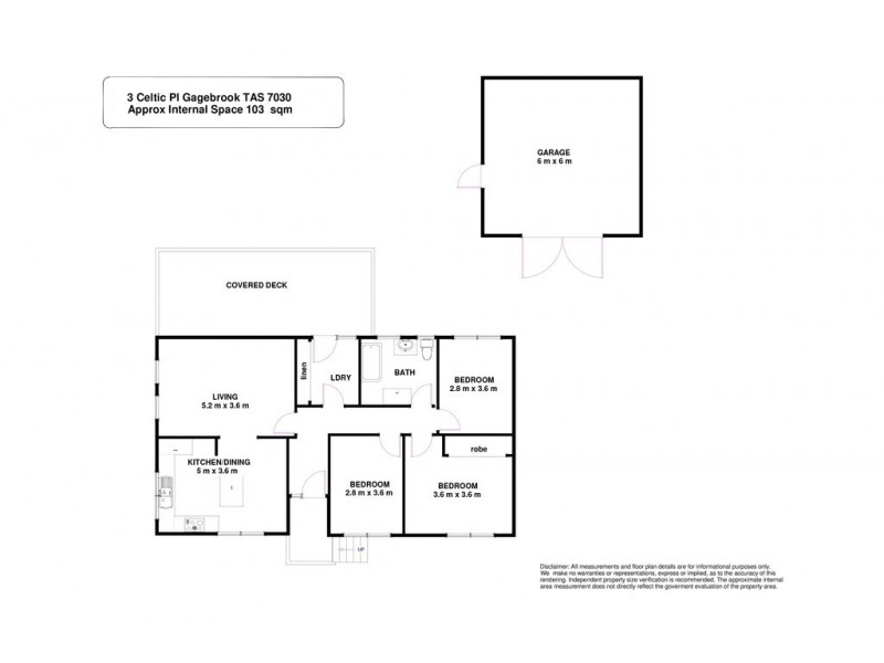 3 Celtic Place, Gagebrook TAS 7030 Floorplan