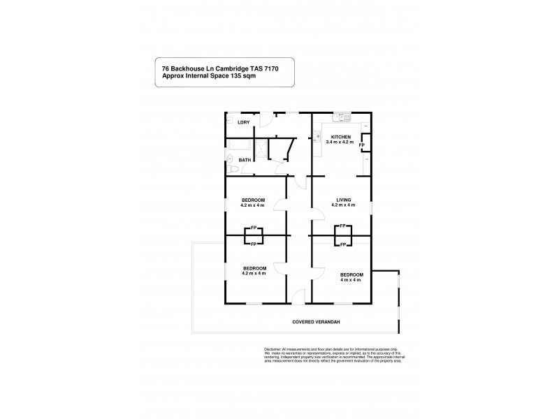 76 Backhouse Lane, Cambridge TAS 7170 Floorplan