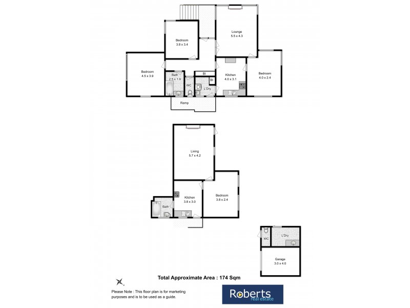 215 East Derwent Highway, Lindisfarne TAS 7015 Floorplan