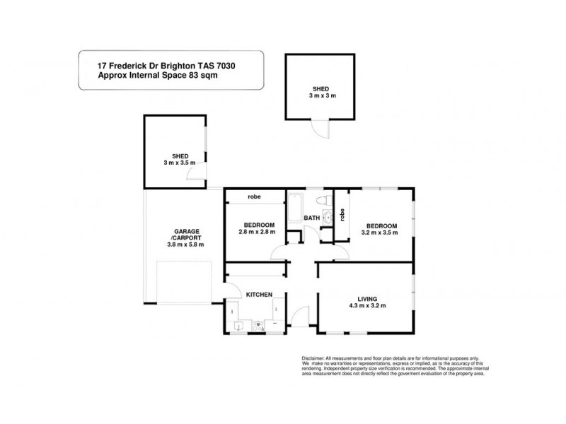 17 Fredrick Drive, Brighton TAS 7030 Floorplan