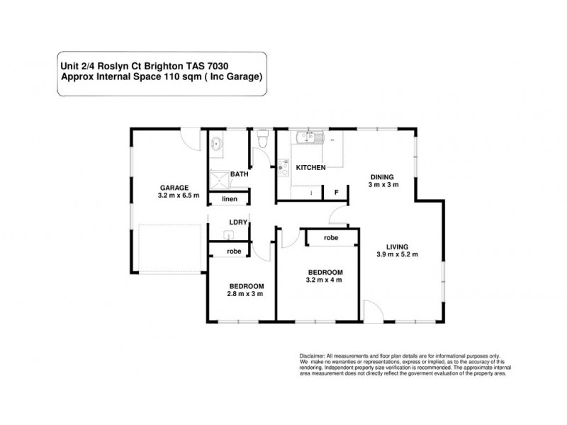 2/4 Roslyn Court, Brighton TAS 7030 Floorplan
