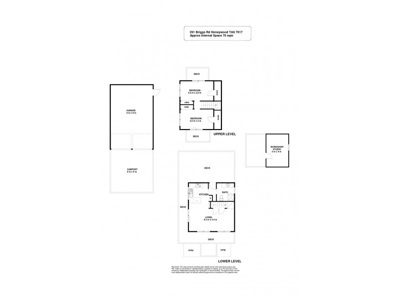 291 Briggs Road, Honeywood TAS 7017 Floorplan