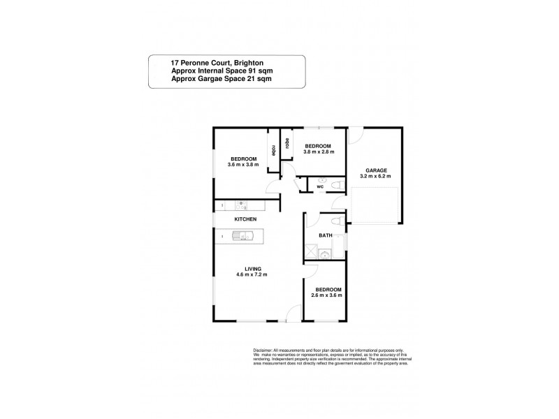 17 Peronne Court, Brighton TAS 7030 Floorplan