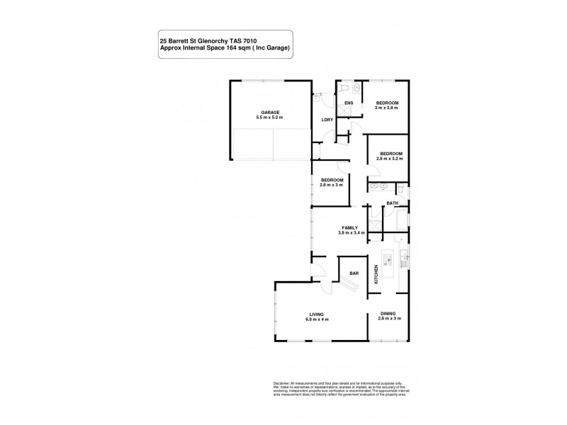 25 Barrett Street, Glenorchy TAS 7010 Floorplan
