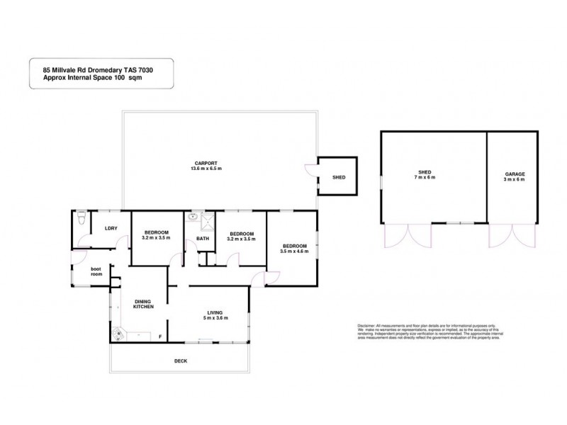 85 Millvale Road, Dromedary TAS 7030 Floorplan