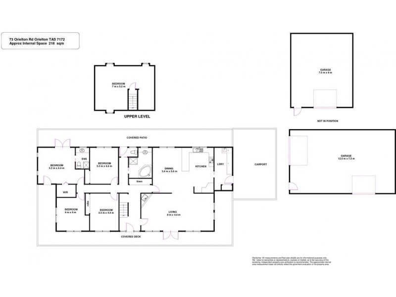 73 Orielton Road, Orielton TAS 7172 Floorplan