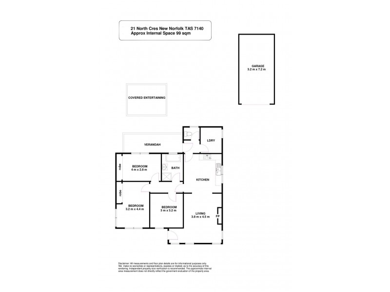 21 North Crescent, New Norfolk TAS 7140 Floorplan